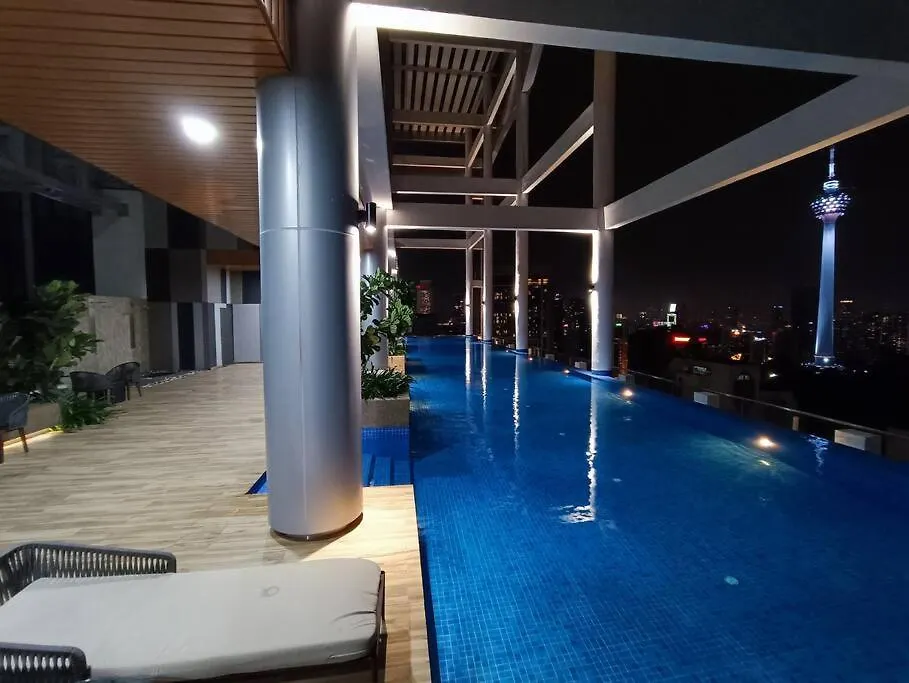דירה קואלה לומפור Lx 36A 2Queen Bed Infinity Pool Klcc View