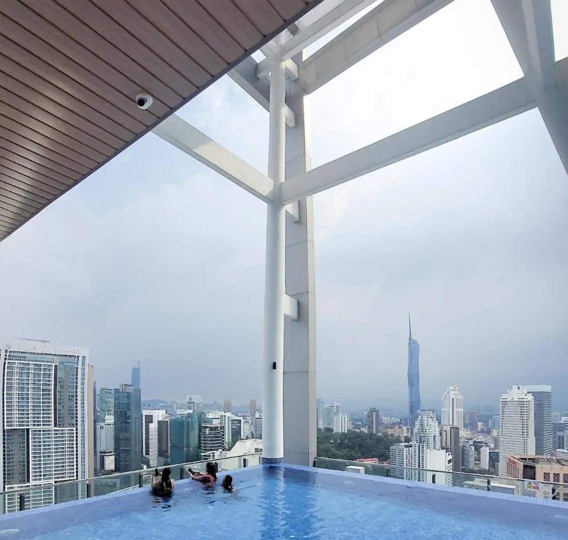 דירה קואלה לומפור Lx 36A 2Queen Bed Infinity Pool Klcc View