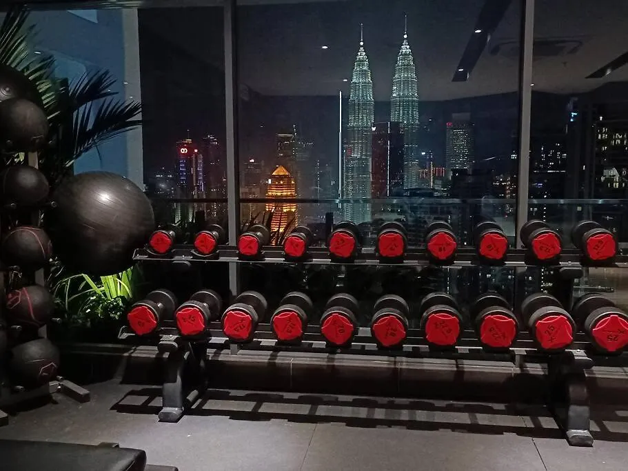 Lx 36A 2Queen Bed Infinity Pool Klcc View Kuala Lumpur Appartamento